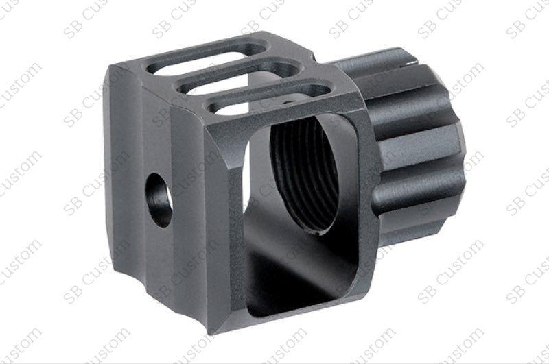 Aluminum LAF Style Muzzle Brake (14mm CCW)