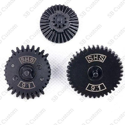 Reinforced steel gear set