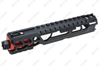 FUKU-2 CNC Upper Set - Short Cutout for AAP-01 - Black / Red 