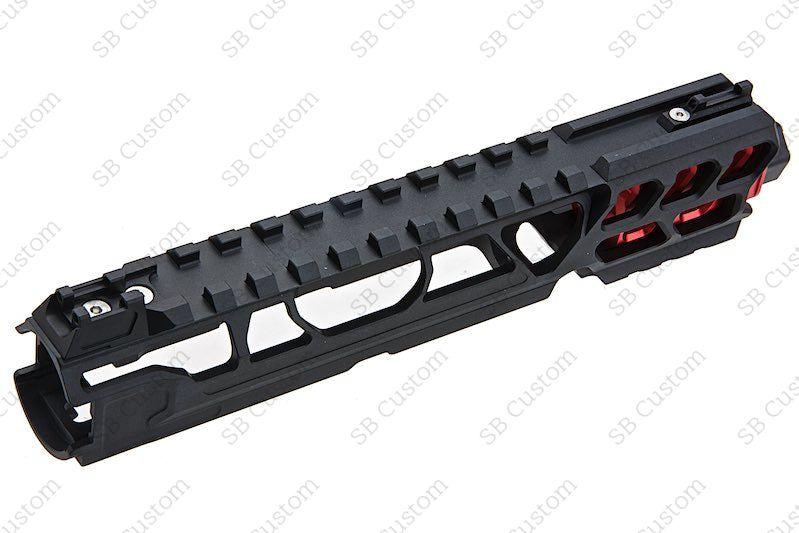 FUKU-2 CNC Upper Set - Short Cutout for AAP-01 - Black / Red 