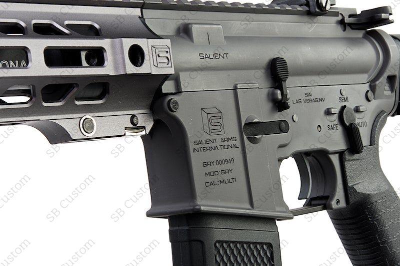 Salient Arms Licensed GRY AR15 (M4) Gen. 2 SBR AEG (Folding Stock/ Gray)