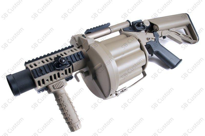 190 GLM Grenade Launcher (Tan) - SilverBack Custom 