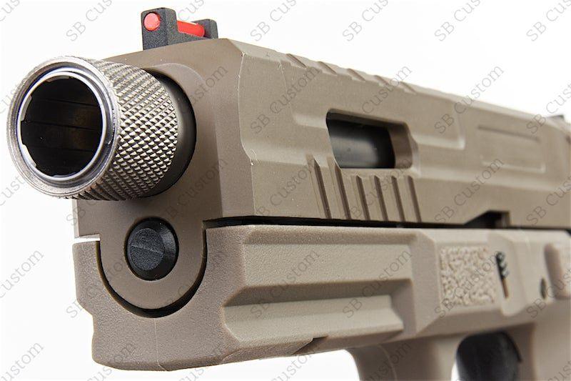 KP-13F Full Auto Metal Slide GBB (com barril de rosca e tampa/ TAN)