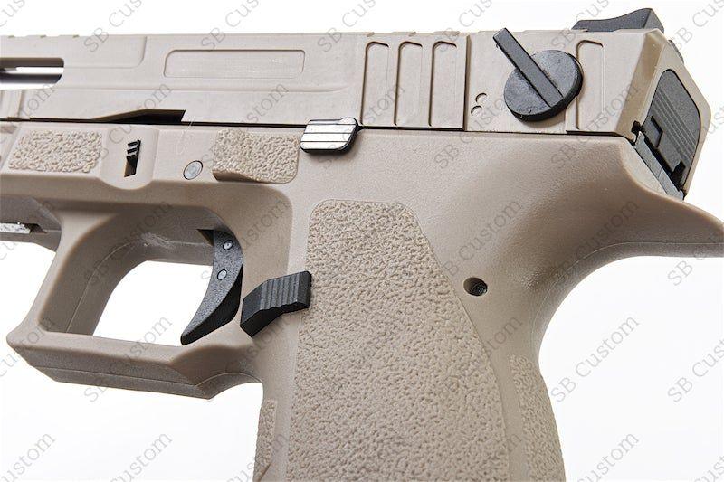 KP-13F Full Auto Metal Slide GBB (com barril de rosca e tampa/ TAN)