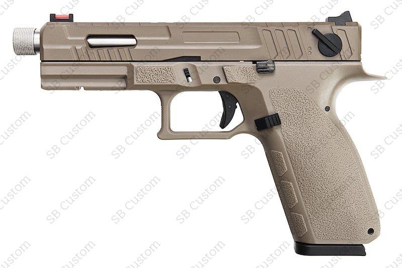 KP-13F Full Auto Metal Slide GBB (w/ Thread Barrel &amp; Cap/ TAN)