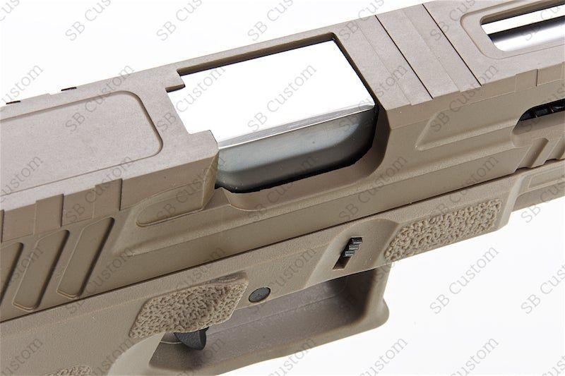 KP-13F Full Auto Metal Slide GBB (com barril de rosca e tampa/ TAN)