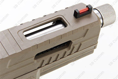 KP-13F Full Auto Metal Slide GBB (com barril de rosca e tampa/ TAN)