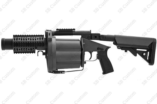 MGL Grenade Launcher with Retractable Stock