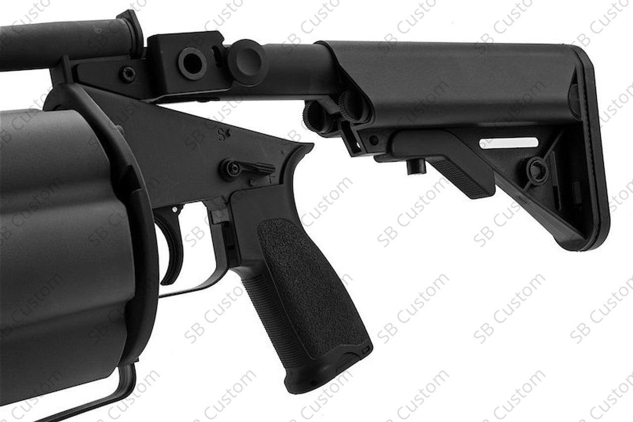 MGL Grenade Launcher with Retractable Stock - SilverBack Custom 