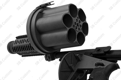 MGL Grenade Launcher with Retractable Stock - SilverBack Custom 