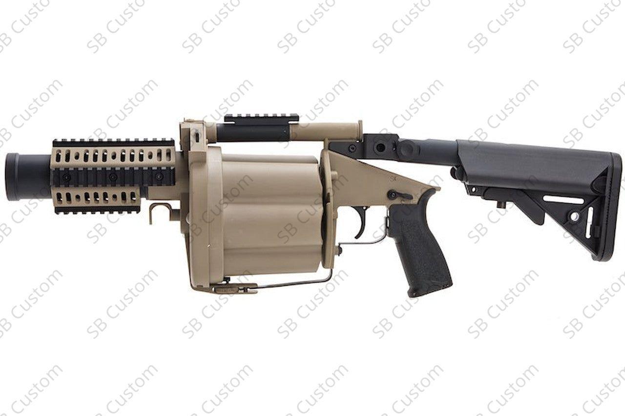 MGL Grenade Launcher with Retractable Stock - SilverBack Custom 