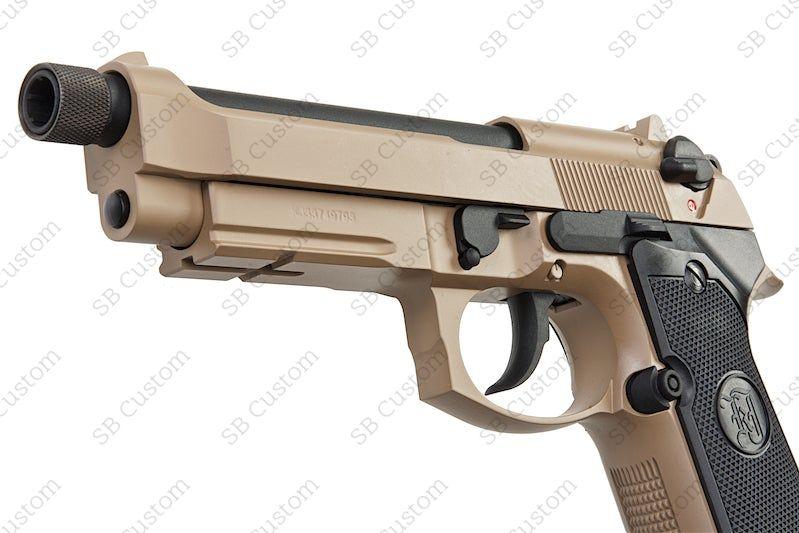 M9A1 Full Metal GBB (barril roscado/bronzeado)