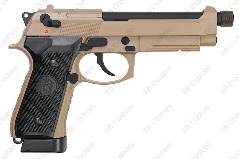 M9A1 Full Metal GBB (barril roscado/bronzeado)