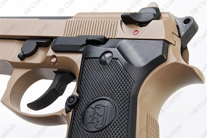 M9A1 Full Metal GBB (barril roscado/bronzeado)