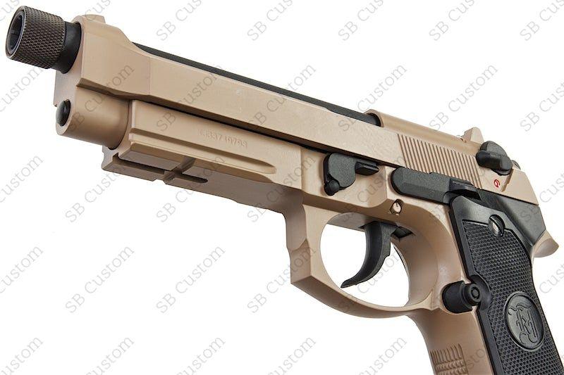 M9A1 Full Metal GBB (barril roscado/bronzeado)