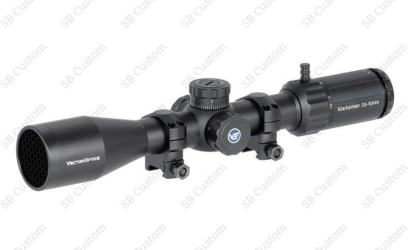 MARKSMAN 3.5-10X44 SCOPE - BLACK