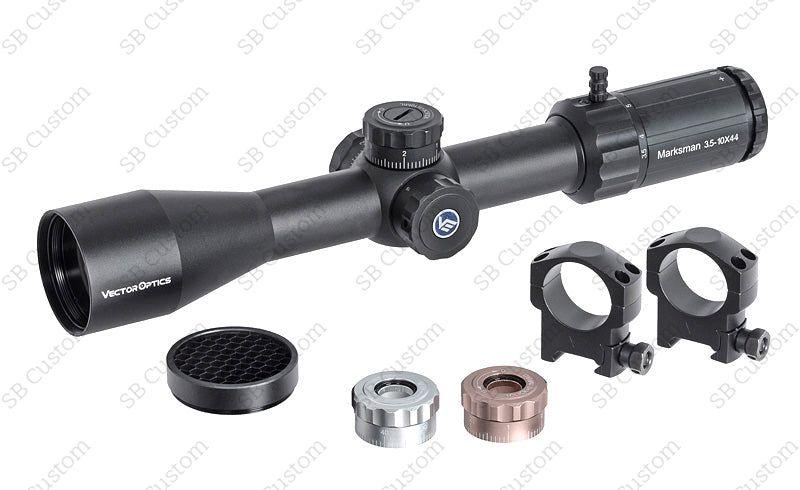 MARKSMAN 3.5-10X44 SCOPE - BLACK