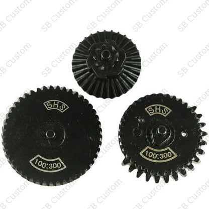 Reinforced steel gear set