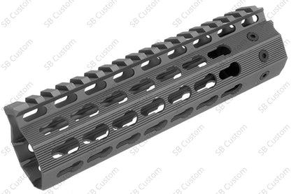 Mega Fins Gen 2 Keymod Handguard Black - SilverBack Custom 