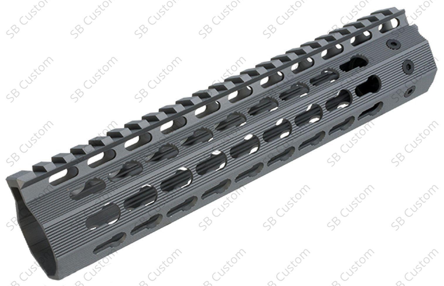 Mega Fins Gen 2 Keymod Handguard Black - SilverBack Custom 