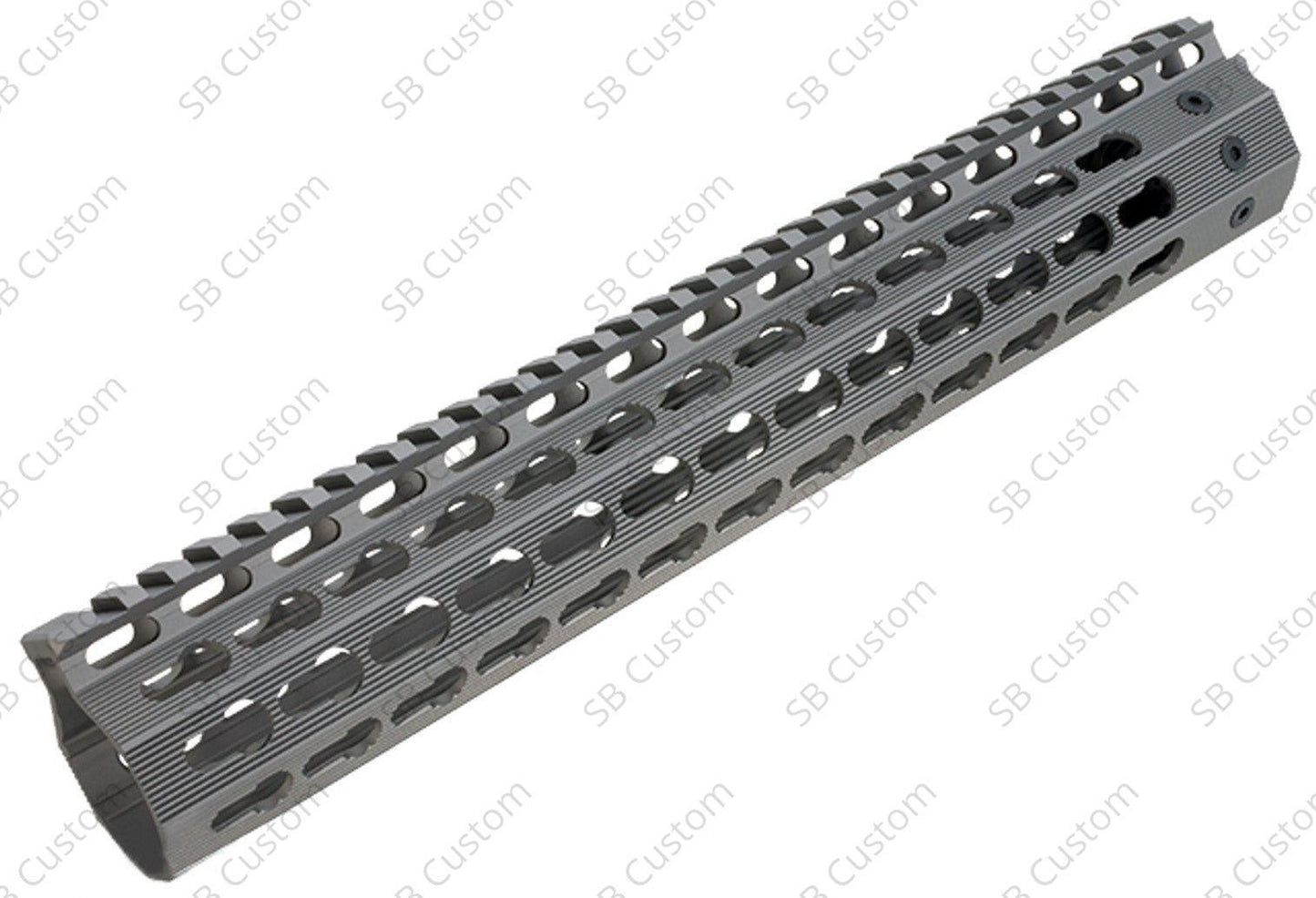 Mega Fins Gen 2 Keymod Handguard Black - SilverBack Custom 