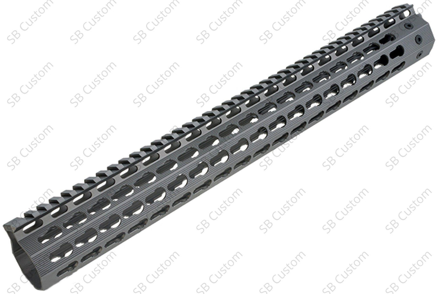 Mega Fins Gen 2 Keymod Handguard Black - SilverBack Custom 