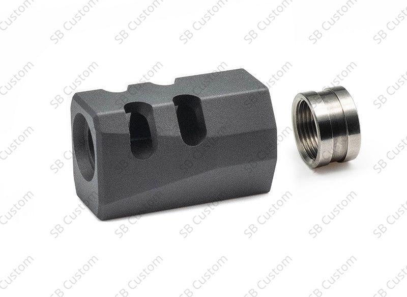 Glock/AAP01 14mm Compensator CCW - SilverBack Custom 