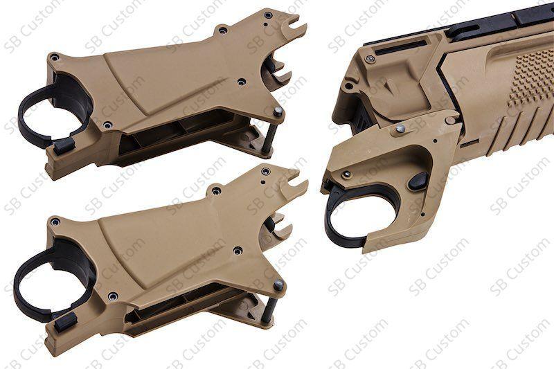 MK13 MOD 0 Enhanced Grenade Launcher Module (Tan/ Deluxe Version) - SilverBack Custom 