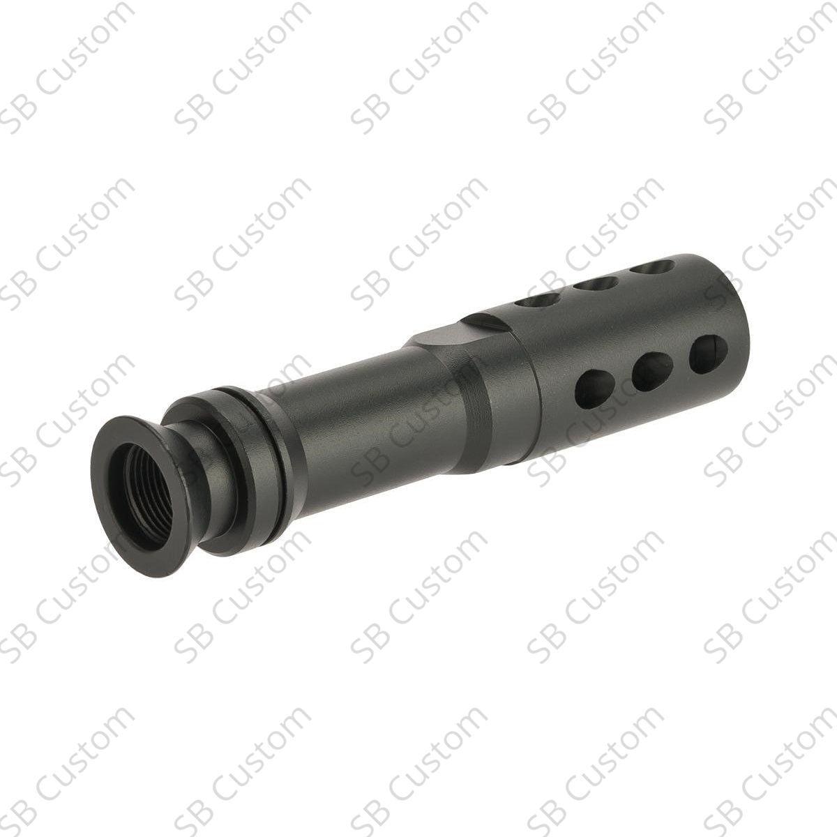 14mm CCW Steel Flash Hider for M249 - SilverBack Custom 