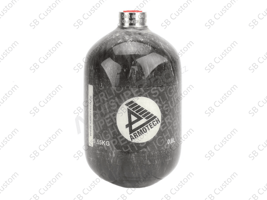 HPA composite air tank SUPRALIGHT 0,8l 4500PSI - SilverBack Custom 