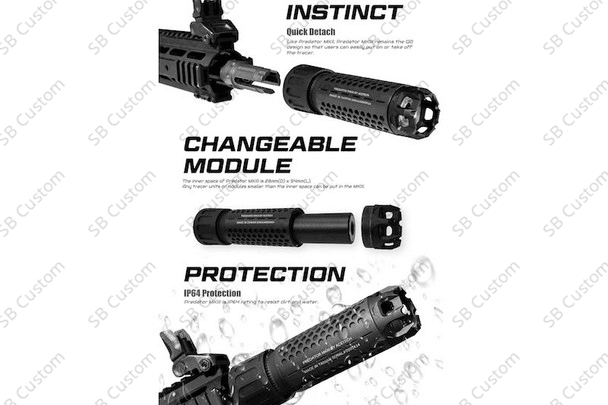 Unidade supressora de rastreador Predator MKIII