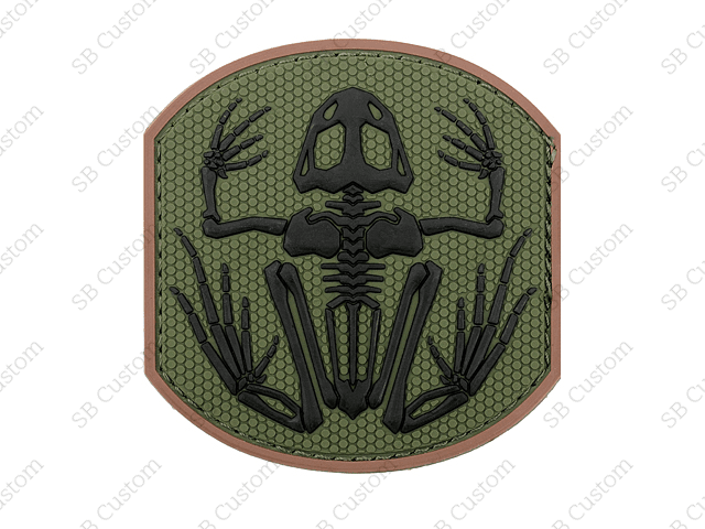 Frog Skeleton PVC Patch 2