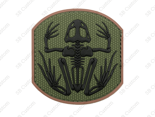 Frog Skeleton PVC Patch 2