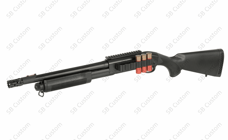 M870 Tactical Trishot Shell Loading Full Stock CQB - SilverBack Custom 