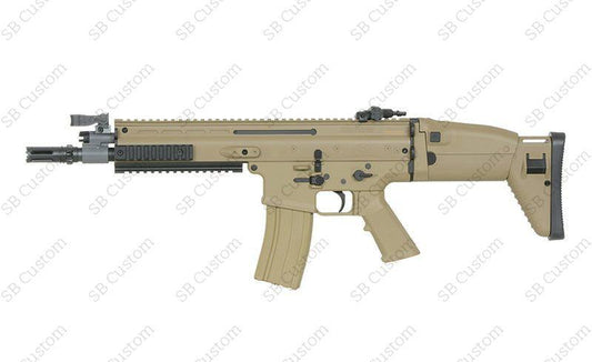 Cybergun FN SCAR-L AEG - TAN (versão ABS, CM067)