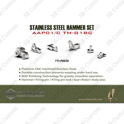 AAP01/C TM-G18C Stainless Steel Hammer Set