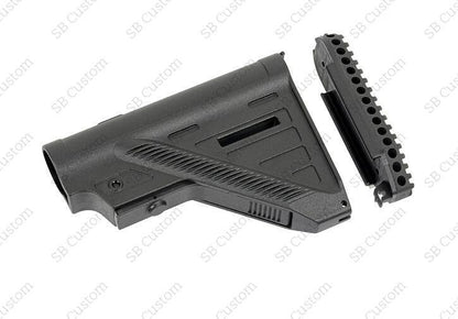 Slim AEG 416/AR15 Rifle Stock - Black